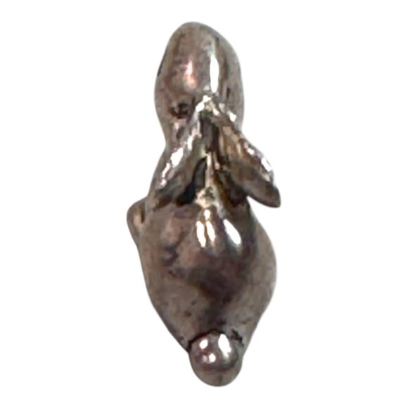 Sterling Silver Miniature Bunny Figurine 13g Collectible Animal Sculpture Easter - Picture 8 of 9